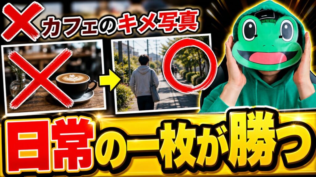 キメ写真より日常の一枚｜30代半ばがマリッシュで写真を替えた