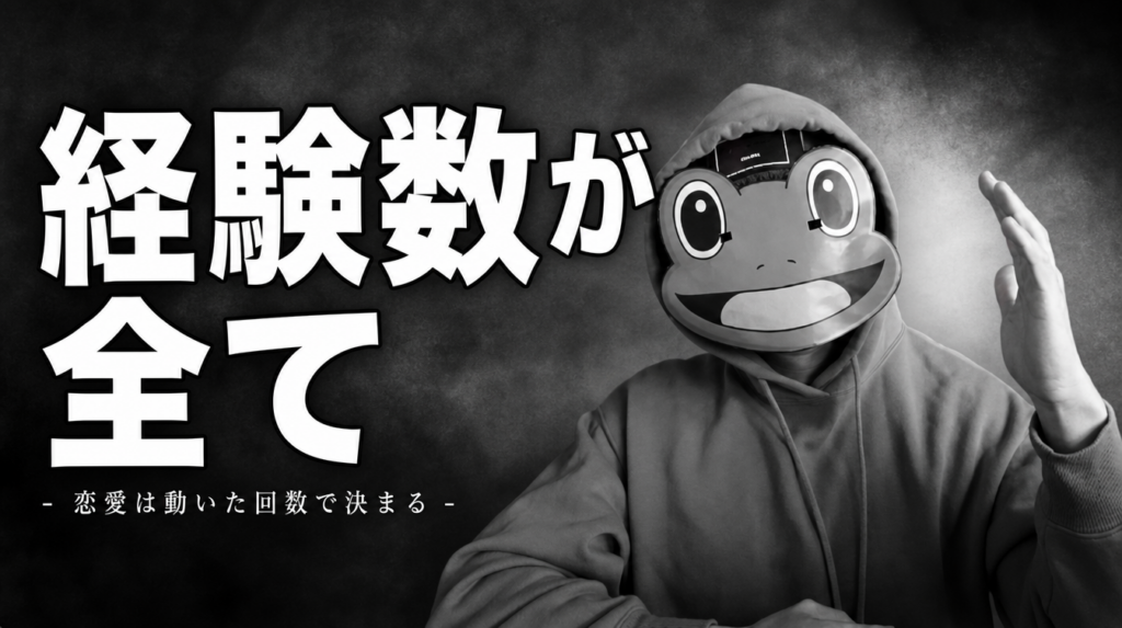 恋愛の結果は経験数が全て|マッチングアプリは動いた回数で決まる