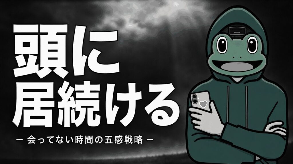 会っていない時間に思い出させる|マチアプの五感アプローチ