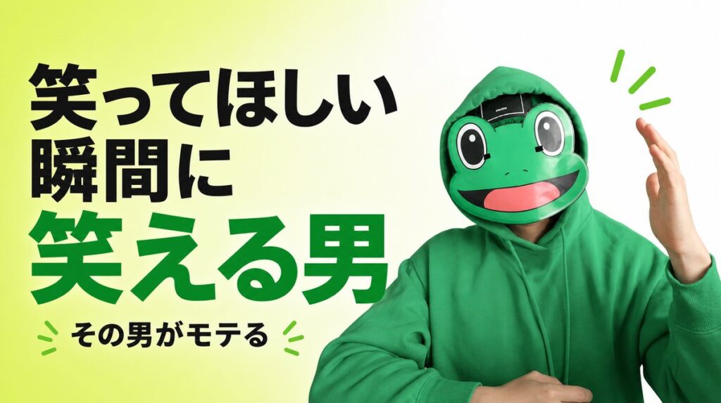 相手が笑ってほしい瞬間に笑える男がモテる|マッチングアプリ恋愛