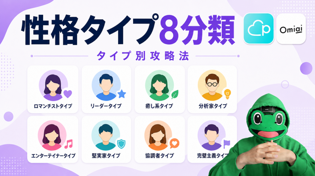 マッチ後メッセージで性格タイプを読む8分類｜マチアプの対応術