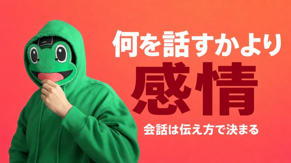 「何を話すか」より感情が全て|マッチングアプリの会話は伝え方で決まる