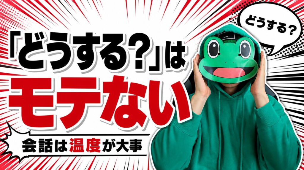 合計80点を超えたら誘っていい｜マチアプで「どうする？」が事故る訳