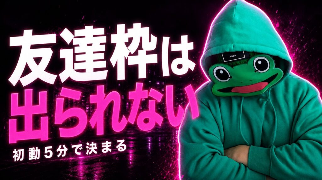 友達枠を斬る最初のメッセージ｜30代前半がペイターズで友達枠を抜けた