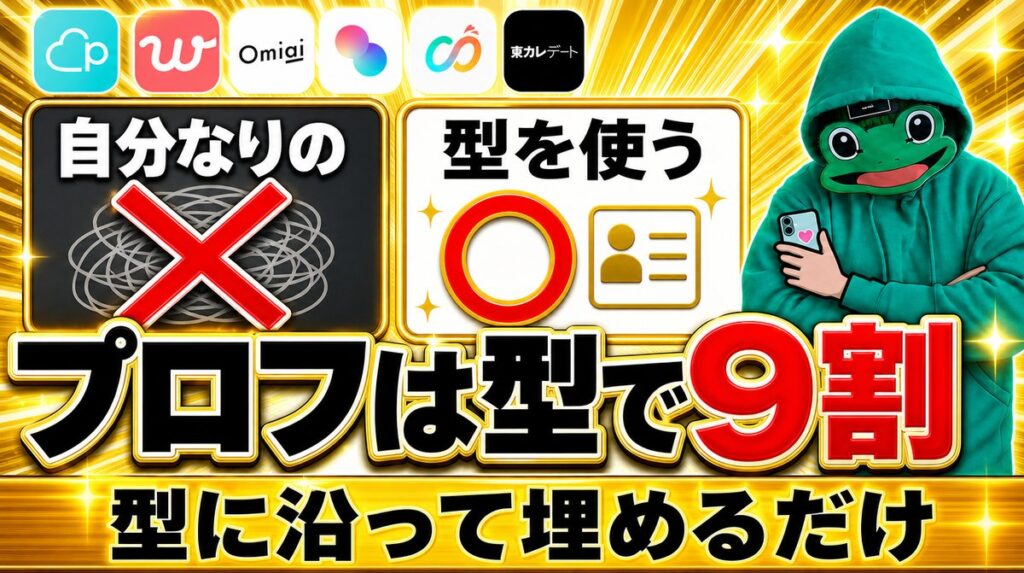 マッチングアプリ プロフィール 完全ガイド|いいねが集まる文章の書き方