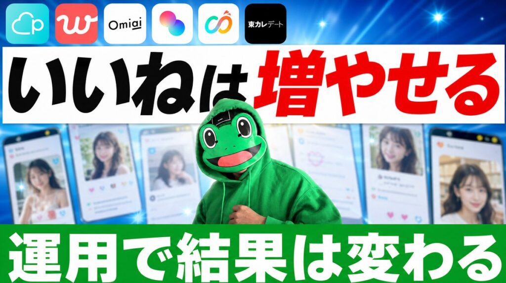 マッチングアプリのいいね数｜男が上位会員になる運用と登録3日の型