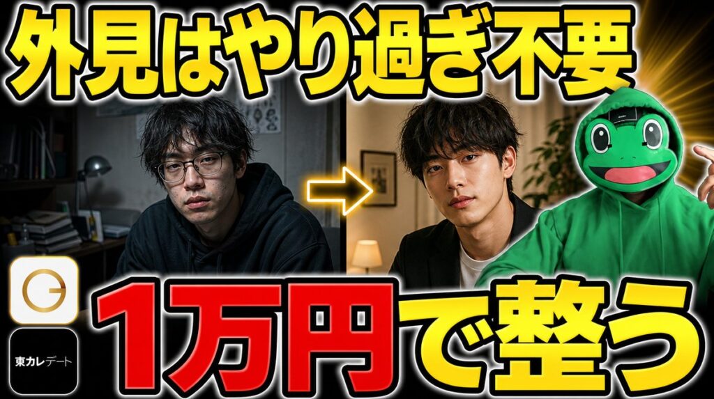 外見改善はやり過ぎ。マチアプでモテる最低限ラインは1万円で整う