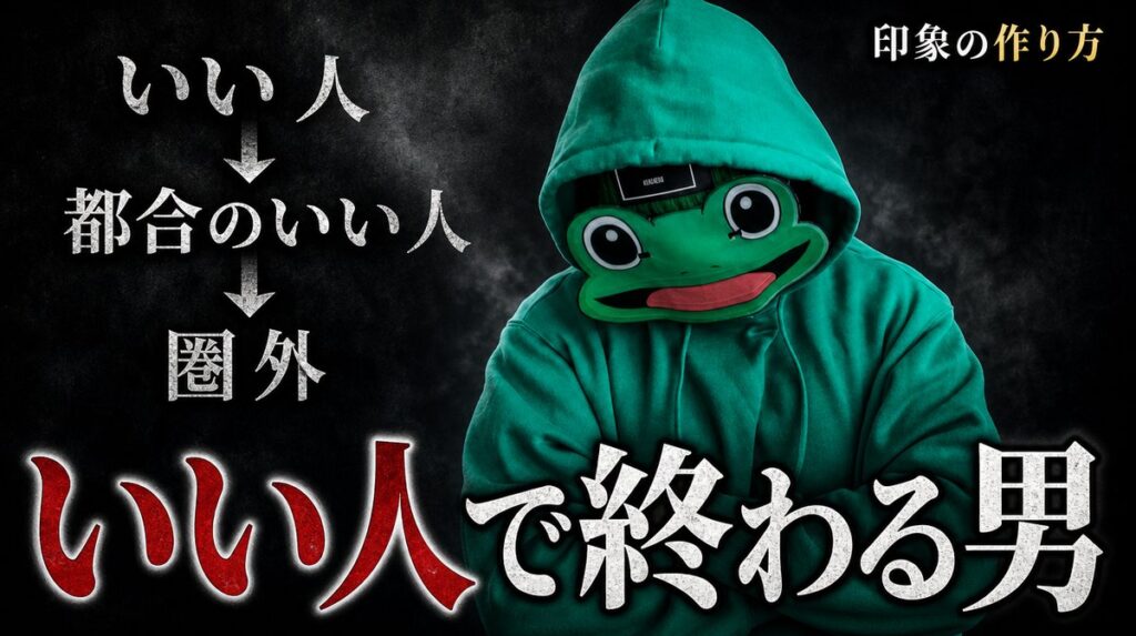 「いい人」で終わる男が恋愛フィルターを突破する印象の作り方｜マチアプ