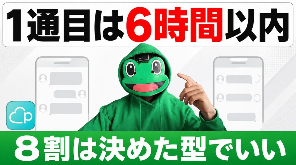 ペアーズの最初のメッセージは速さで決まる|返信率1.6倍にした型