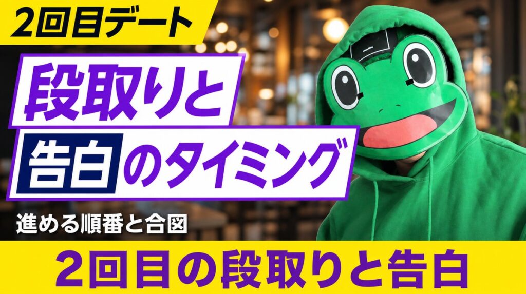 告白のタイミングと段取りで決める2回目デート｜マチアプ