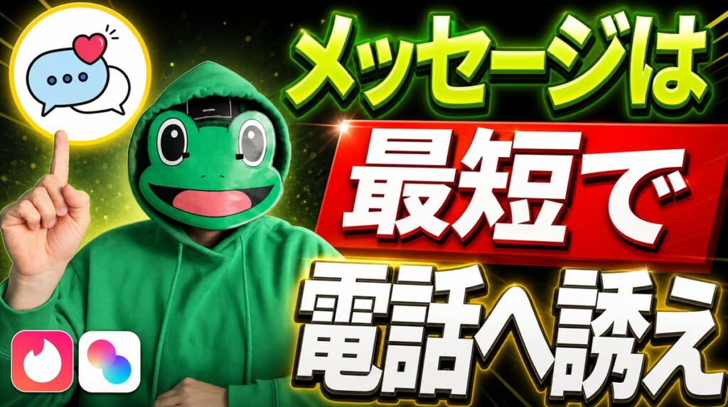 マチアプは10通で電話に持ち込む|通話するとドタキャンが消える