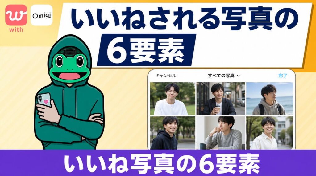 6要素のどれか1つが0点なら写真は0点|マチアプの撮影と加工