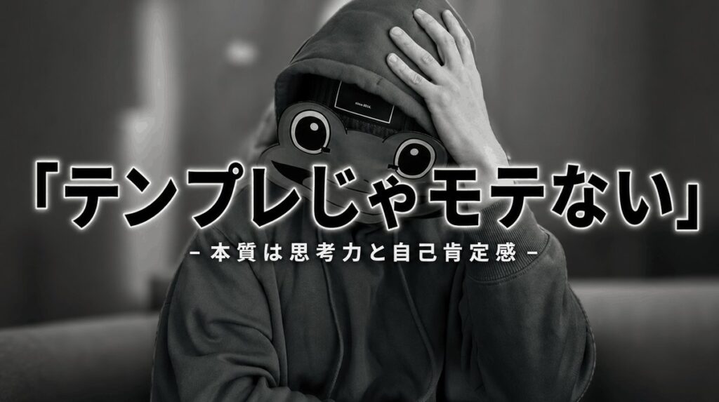 テンプレを覚えてもモテない。マッチングアプリ恋愛の本質と現実