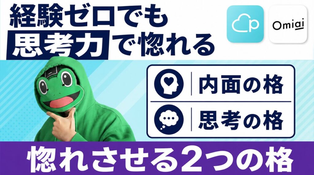 経験ゼロでも勝てる入口は思考力｜Omiaiの最初のメッセージで差がつく