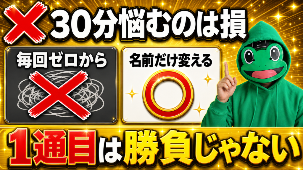 1通目に30分かけなくていい｜マッチングアプリは自分の型で送る