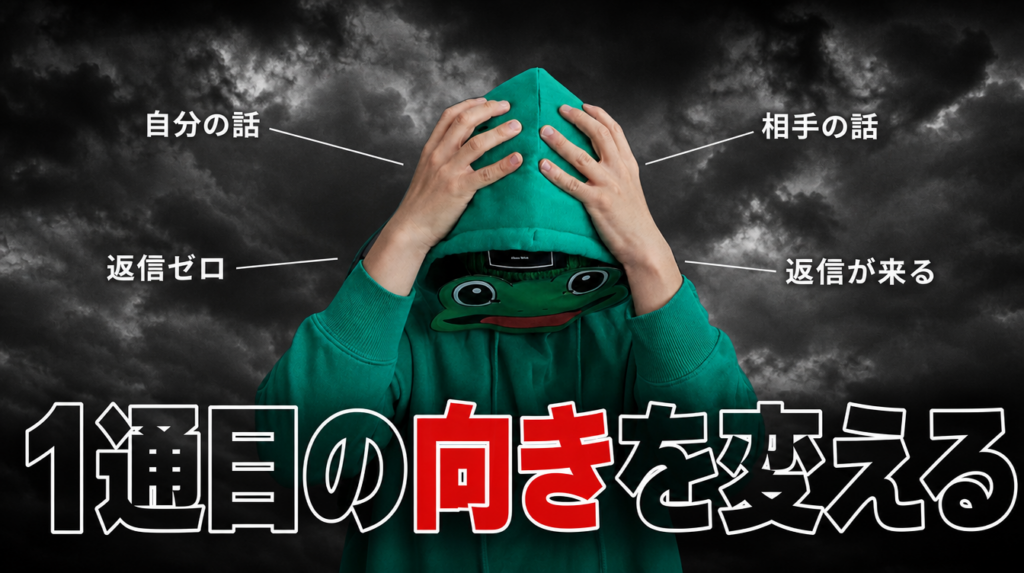 マッチングアプリの1通目が返ってこない｜自分の話になっていないか